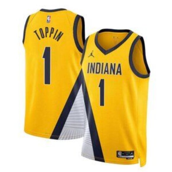 Mens Obi Toppin Yellow Jersey